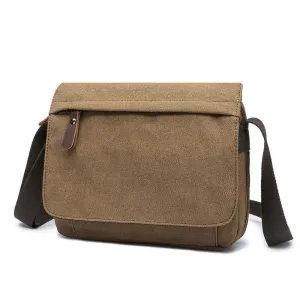 Lightweight Canvas Crossbody Bag – Everyday Messenger Bag