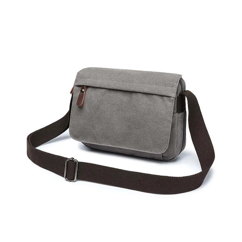 Lightweight Canvas Crossbody Bag – Everyday Messenger Bag