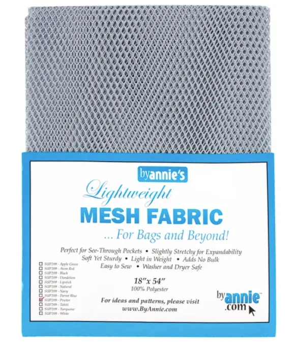 Lightweight Mesh Fabric - Pewter
