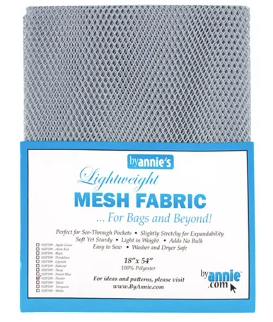 Lightweight Mesh Fabric - Pewter