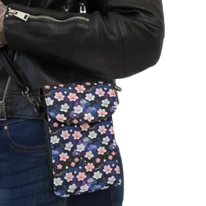 Lightweight Phone Bag - Midnight Sakura