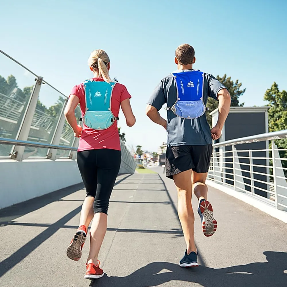 Lightweight Running Hydration Backpack, 5L 190g Running Hydration Vest for Women and Men Cycling Running Climbing Hiking Vest Pack