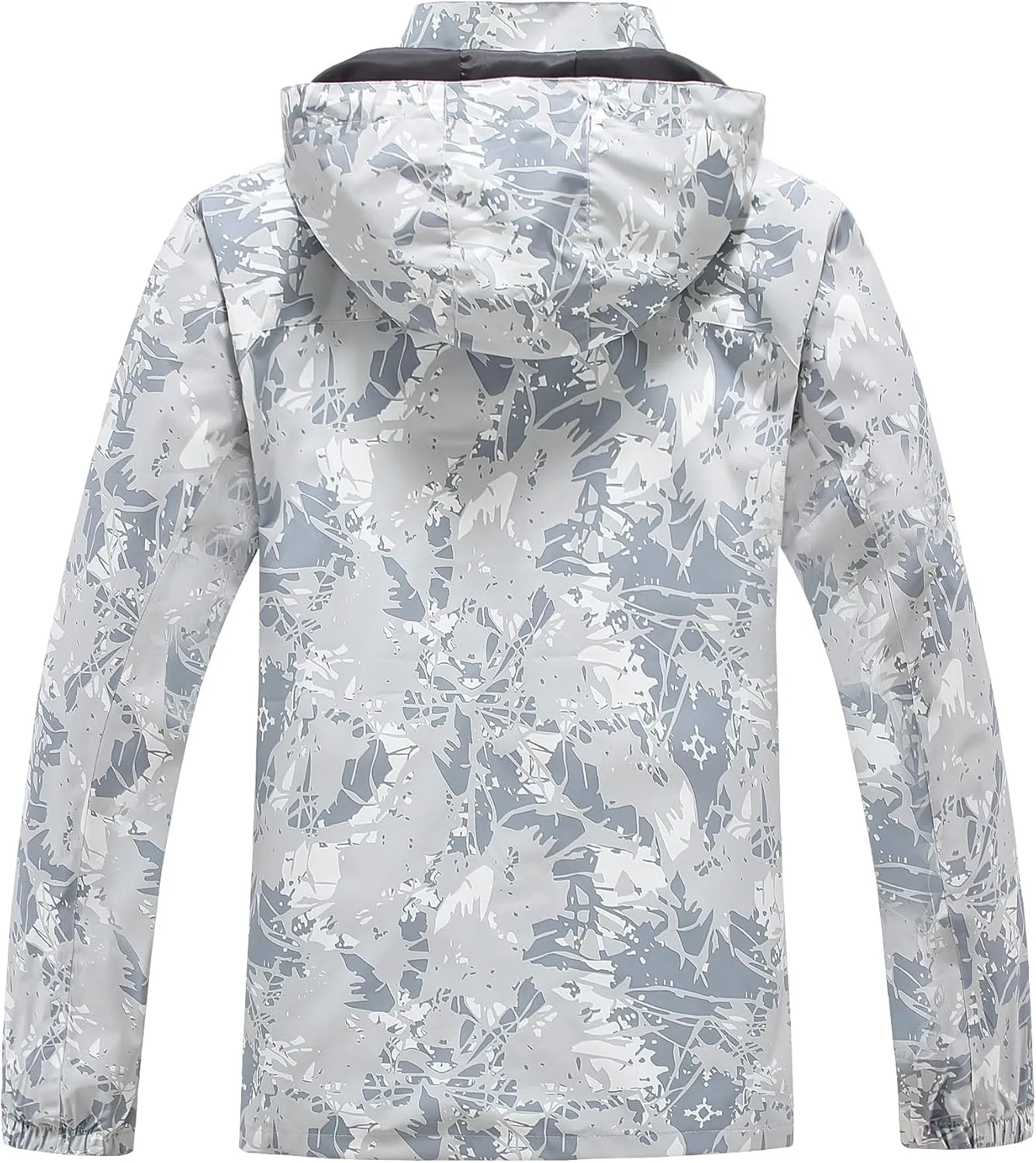 Lightweight Waterproof Jackets with Detachable Hood for Men