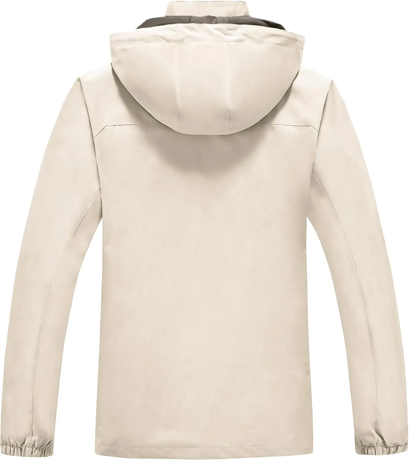 Lightweight Waterproof Jackets with Detachable Hood for Men