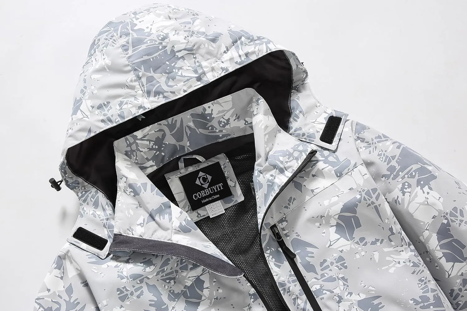 Lightweight Waterproof Jackets with Detachable Hood for Men