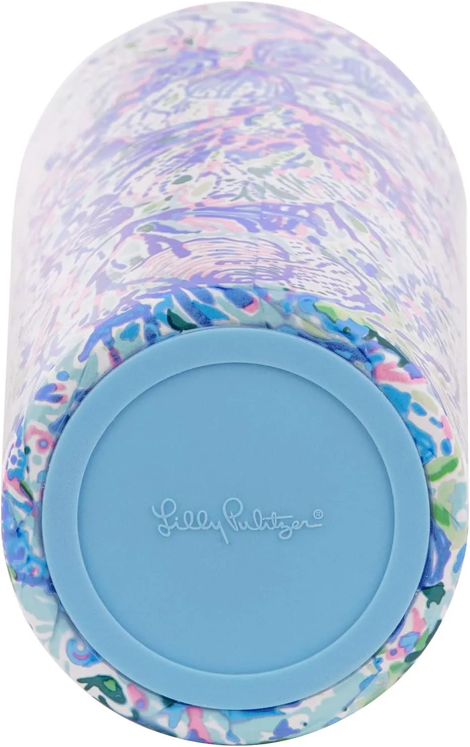 Lilly Pulitzer Stainless Steel Water Bottle, 18 Oz Metal Water Bottle, Double Wall Insulated Tumbler with Lid, Soleil It On Me