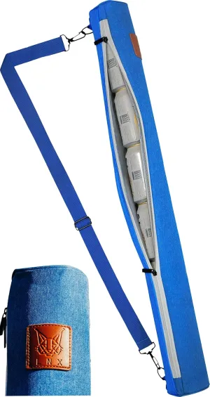 LNX Golf Cooler Sleeve by Checkpoint 30 | Keep Cans Cold up to 6 Hours | Insulated, Convenient, and Stylish | for Golf, Camping, and Outdoor Activities | Stores up to 6 Cans