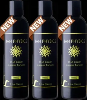 Lot of 3 bottle of Tan Physics Sunless Tanner Sunless Tanner