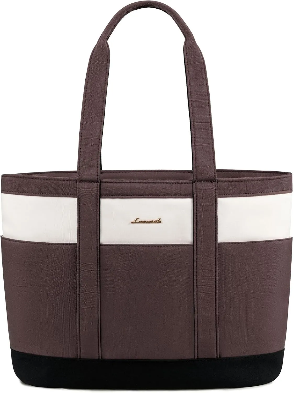 LOVEVOOK Tote Bag for Women - Lightweight Work Bag with 15.6 Inch Laptop Space
