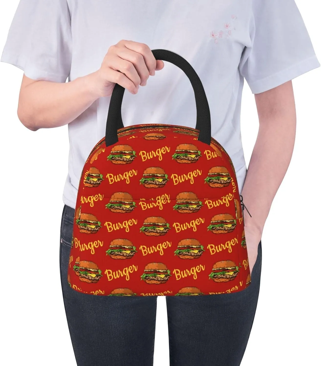 Lunch Bag for Women Men, Insulated Lunch Box for Adult Reusable Leakproof Lunch Tote Bag for Work, Picnic or Travel