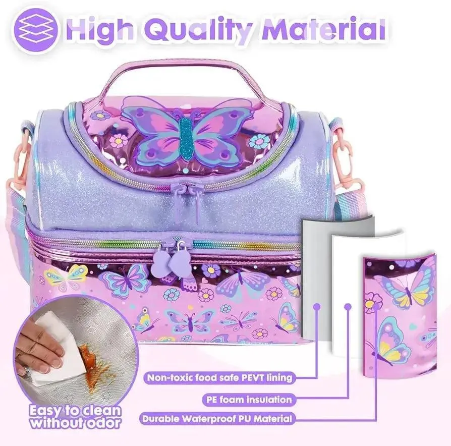 LUXURIOUS BUTTERFLY LUNCH BAG