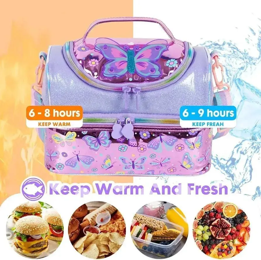 LUXURIOUS BUTTERFLY LUNCH BAG
