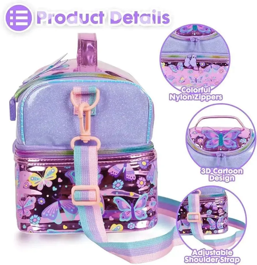 LUXURIOUS BUTTERFLY LUNCH BAG