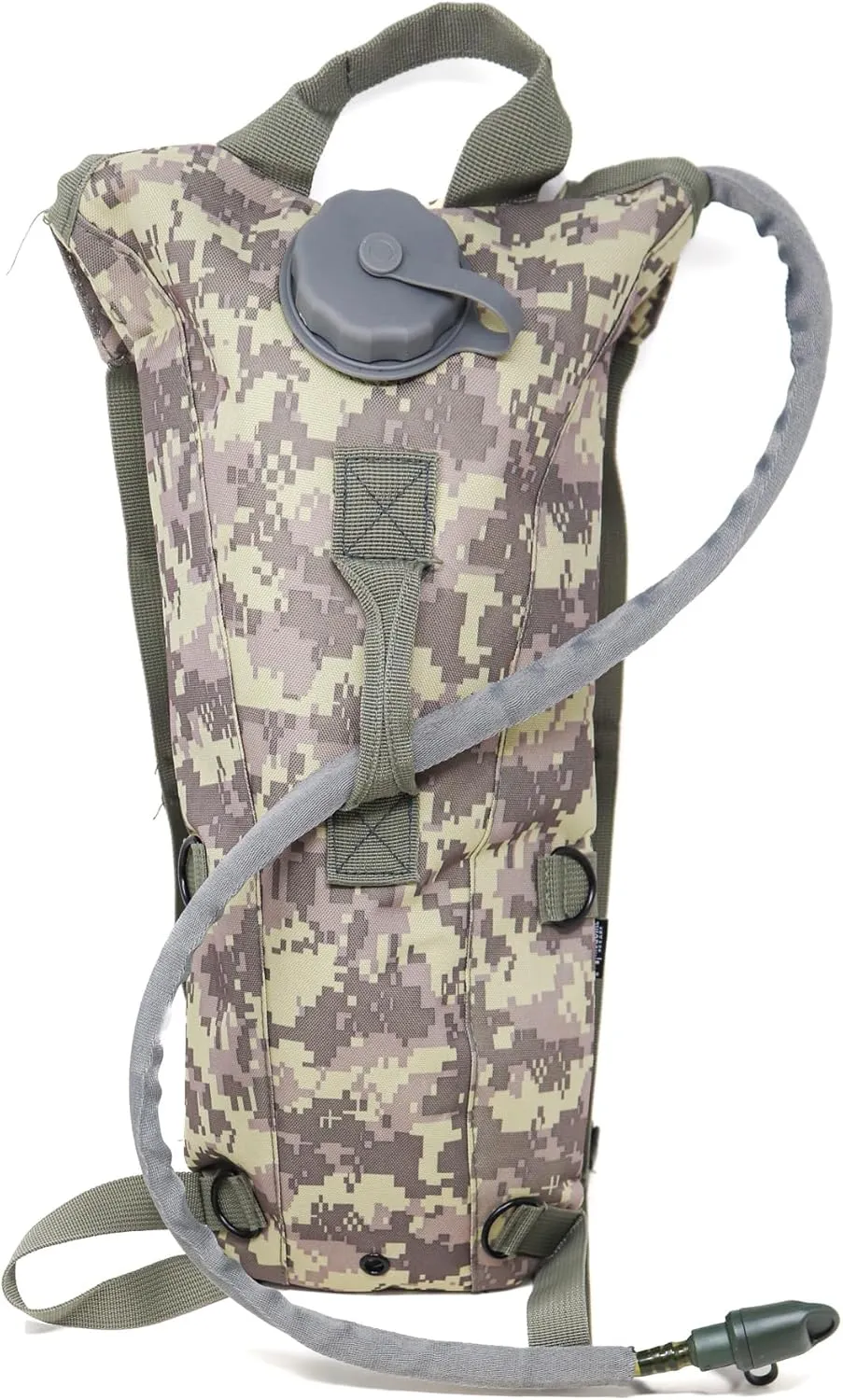 M MCGUIRE GEAR Hydration Backpack, with 3L/100 oz. Hydration Pack, Water-Resistant Nylon Hiking Pack with Water Bladder for Running, Cycling, and Biking