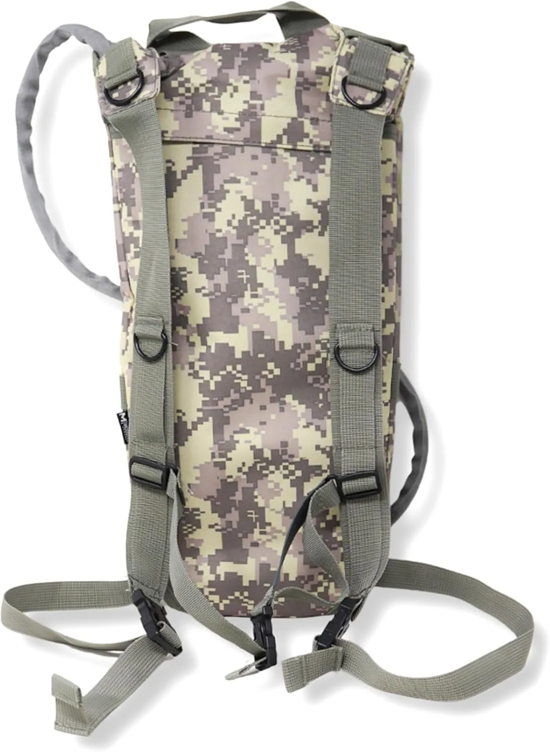 M MCGUIRE GEAR Hydration Backpack, with 3L/100 oz. Hydration Pack, Water-Resistant Nylon Hiking Pack with Water Bladder for Running, Cycling, and Biking