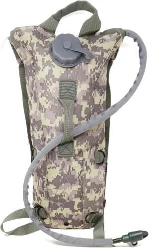 M MCGUIRE GEAR Hydration Backpack, with 3L/100 oz. Hydration Pack, Water-Resistant Nylon Hiking Pack with Water Bladder for Running, Cycling, and Biking