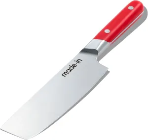 Made In Cookware - 6" Nakiri Knife France - Full Tang With Pomme Red Handle