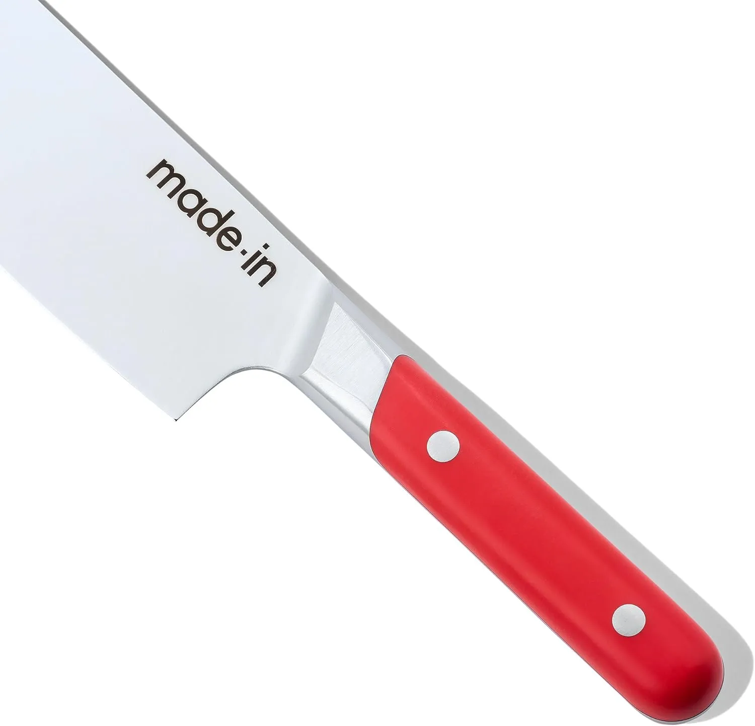Made In Cookware - 6" Nakiri Knife France - Full Tang With Pomme Red Handle