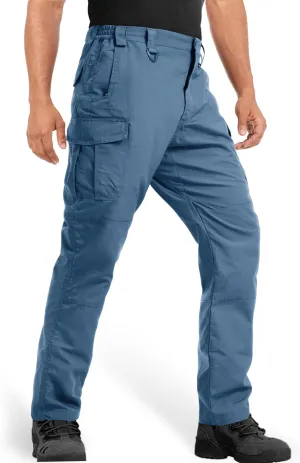 MAGCOMSEN Men's Tactical Pants 9 Pockets Ripstop, Water Repellent, Cargo Pants for Work, Hiking, Hunting(No Belt)