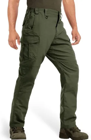 MAGCOMSEN Men's Tactical Pants 9 Pockets Ripstop, Water Repellent, Cargo Pants for Work, Hiking, Hunting(No Belt)