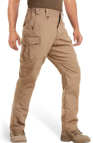 MAGCOMSEN Men's Tactical Pants 9 Pockets Ripstop, Water Repellent, Cargo Pants for Work, Hiking, Hunting(No Belt)