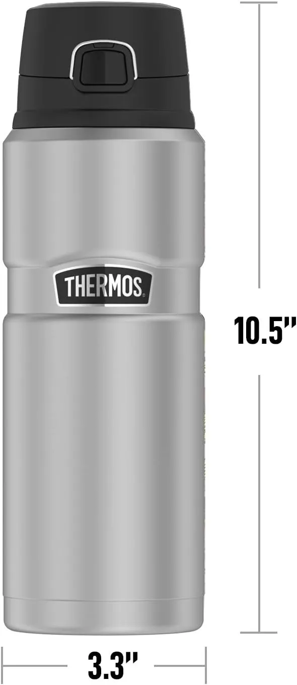 Magic The Gathering Blue Mana Stylized THERMOS STAINLESS KING Stainless Steel Drink Bottle, Vacuum insulated & Double Wall, 24oz