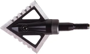 Magnus Black Hornet 2 Blade Ser-Razor (3 Pack), Black, 125 Grain
