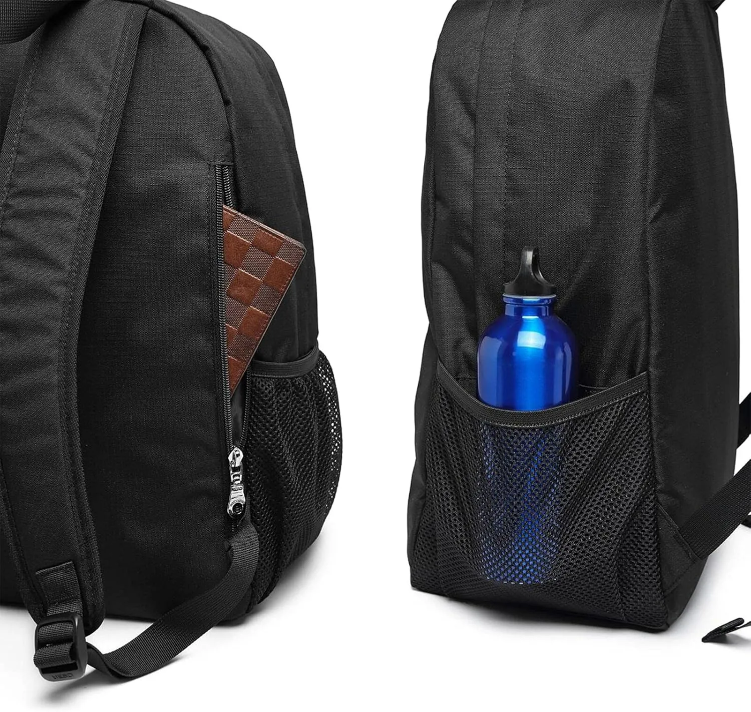 Masonic Shriner Split Lightweight Casual Backpack Knapsack Durable Travel Sports Shoulders Backpacks 17 Inch, Black