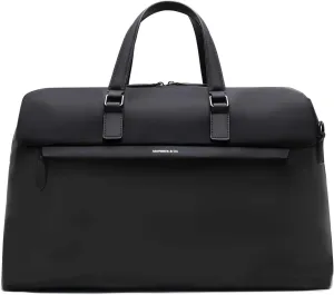Maverick & Co. Avenue Men’s Travel Weekender Bag – 16” Laptop, Waterproof Nylon, Lightweight Gym Bag, Women’s (Black)