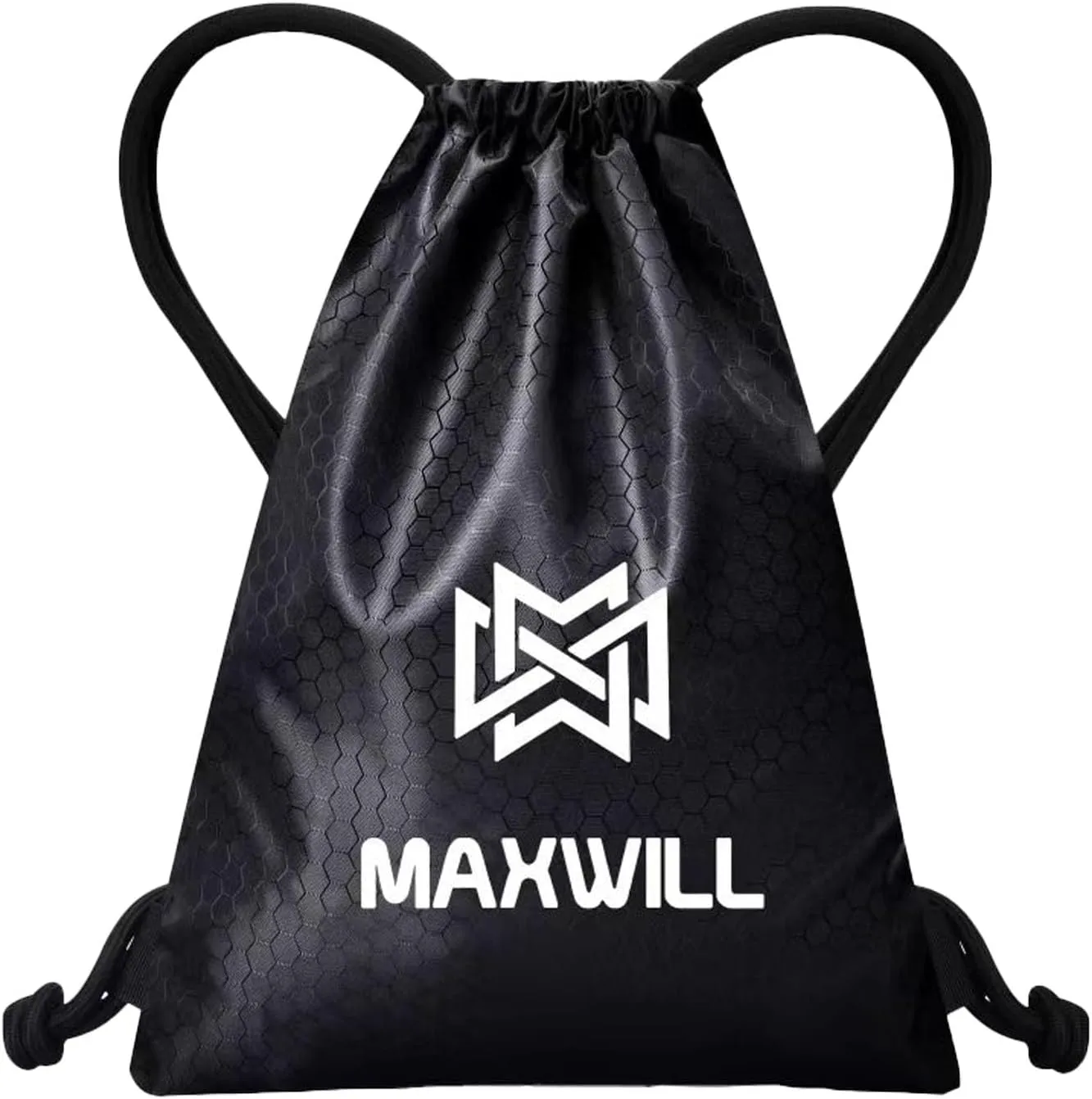 Maxwill Waterproof Drawstring Backpack,Drawstring Backpack Bag,Sport Gym Sackpack for Men&Women