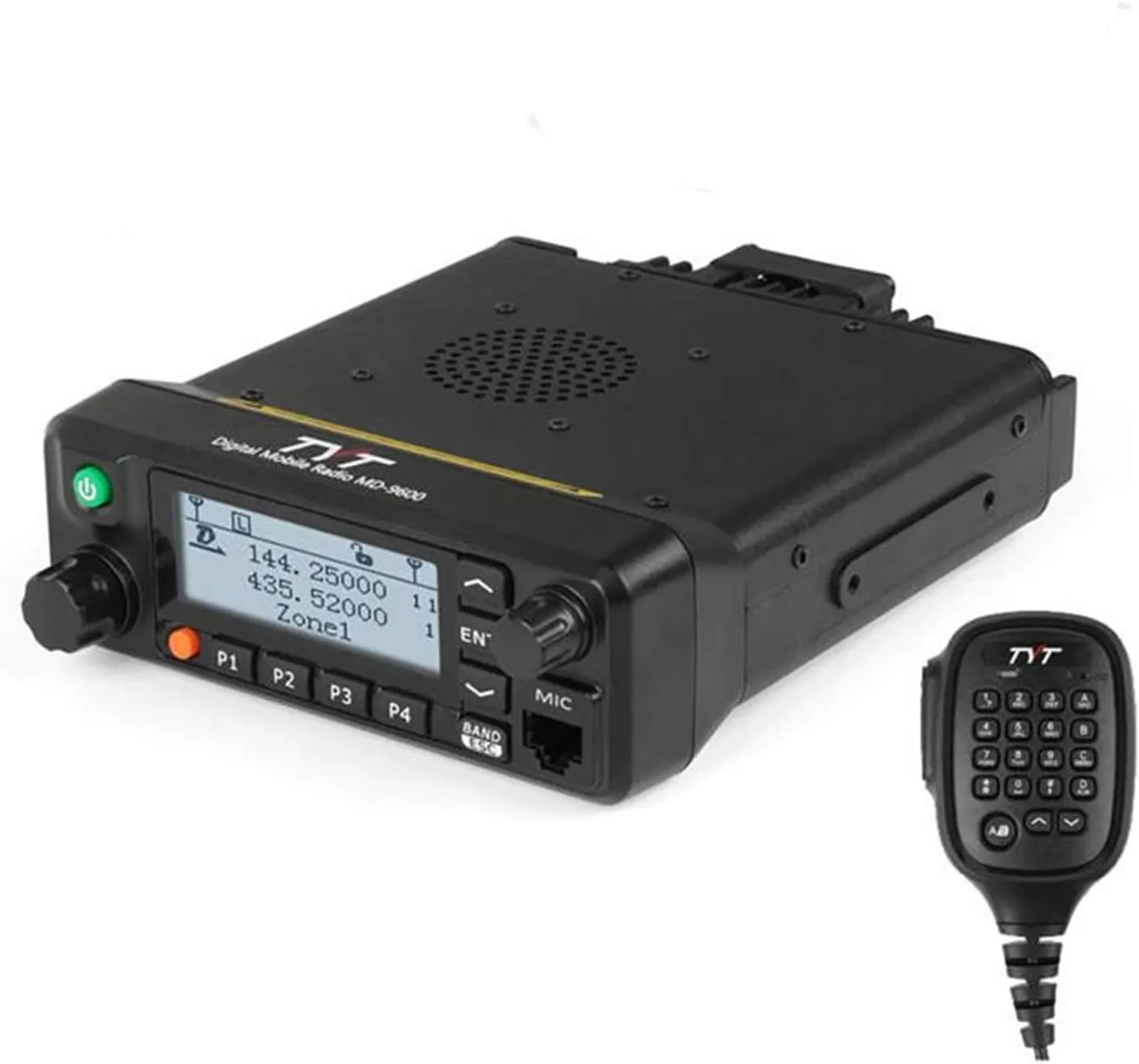 MD-9600 GPS Digital/FM Dual Band DMR Mobile Radio 50/45/25W DMR Mobile Transceiver Car Truck Radio