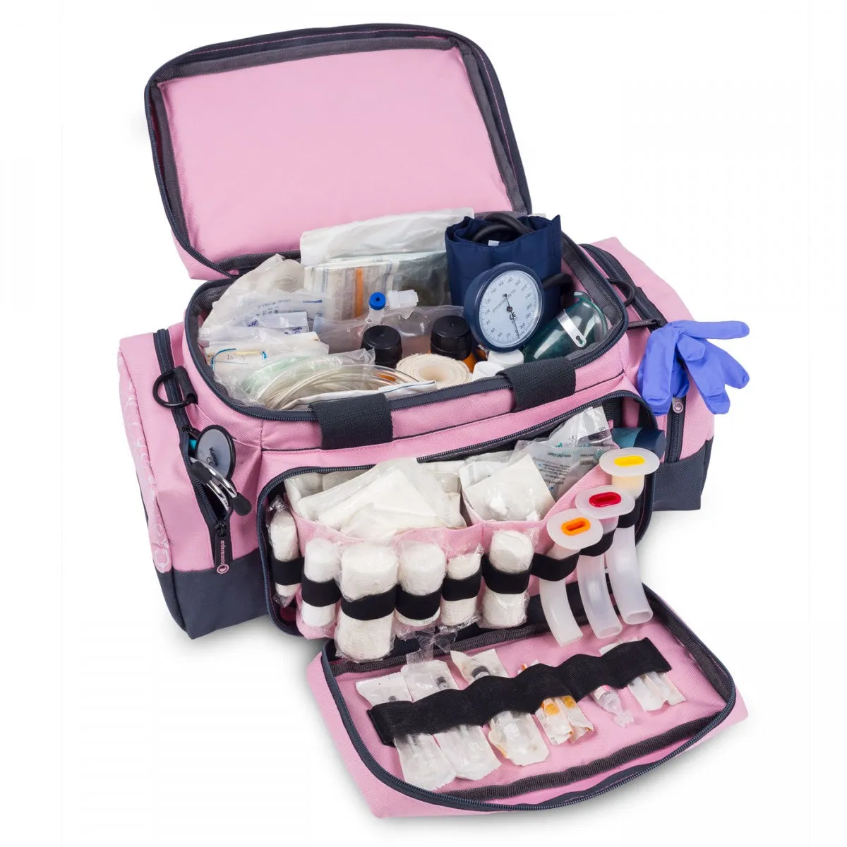 Medical Emergency Bag for Home Care Lightweight Pink