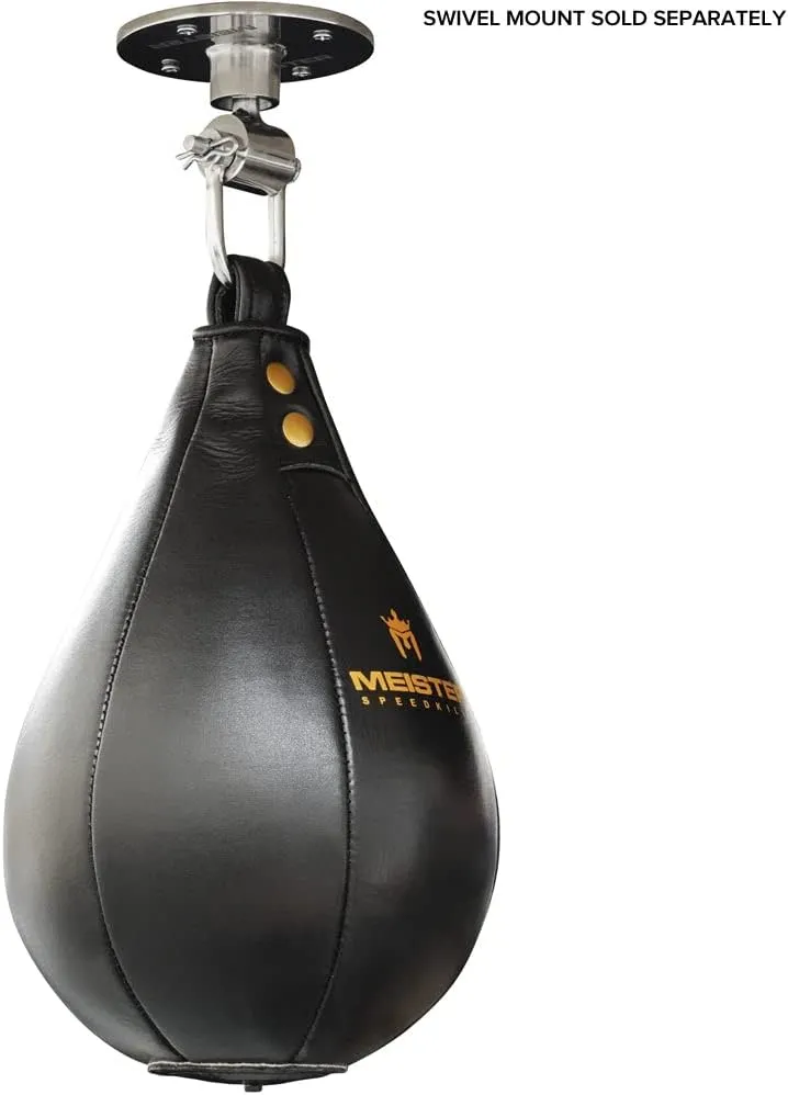 Meister SpeedKills Leather Speed Bag with Lightweight Latex Bladder
