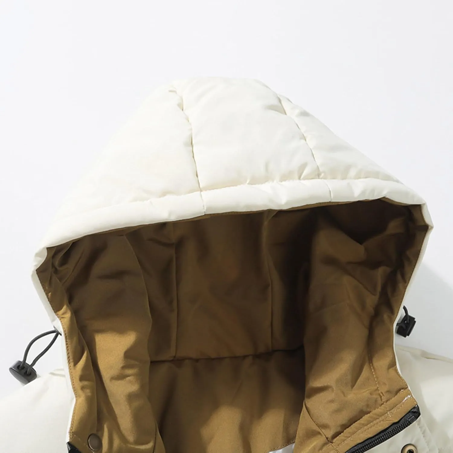 Men's Puffer Jacket Lightweight Warm Winter Coats Water Repellent Windproof Insulated Jacket Zipper Soft Outwear