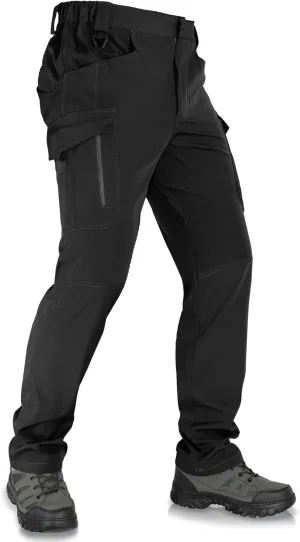 Men's Tactical Pants Durable Cargo Work Pants with Stretch Fabric,EDC Hiking Pants, Outdoor Hunting Appare