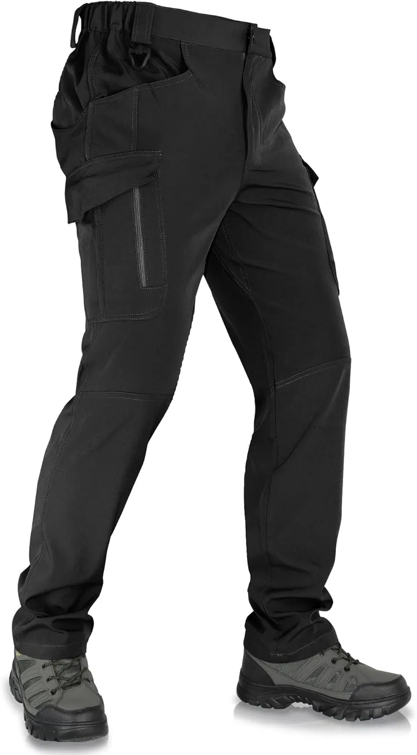 Men's Tactical Pants Durable Cargo Work Pants with Stretch Fabric,EDC Hiking Pants, Outdoor Hunting Appare
