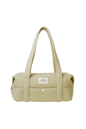 MESH MEDIUM DUFFLE BAG-LIGHT BEIGE