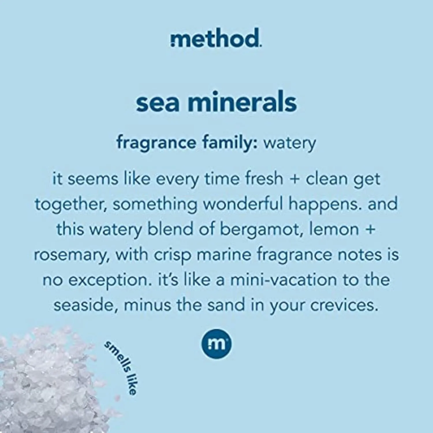 Method Foaming Hand Soap, Sea Minerals, Paraben and Phthalate Free, Biodegradable Formula, 10 Fl Oz (Pack of 6)
