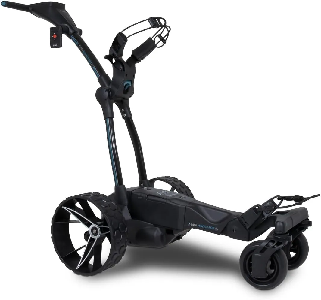 MGI Navigator Ai GPS  Remote Golf Cart with Accessories | Power Bundle | 3-Year Warranty | 36 Holes Extended Battery (Power Bundle)