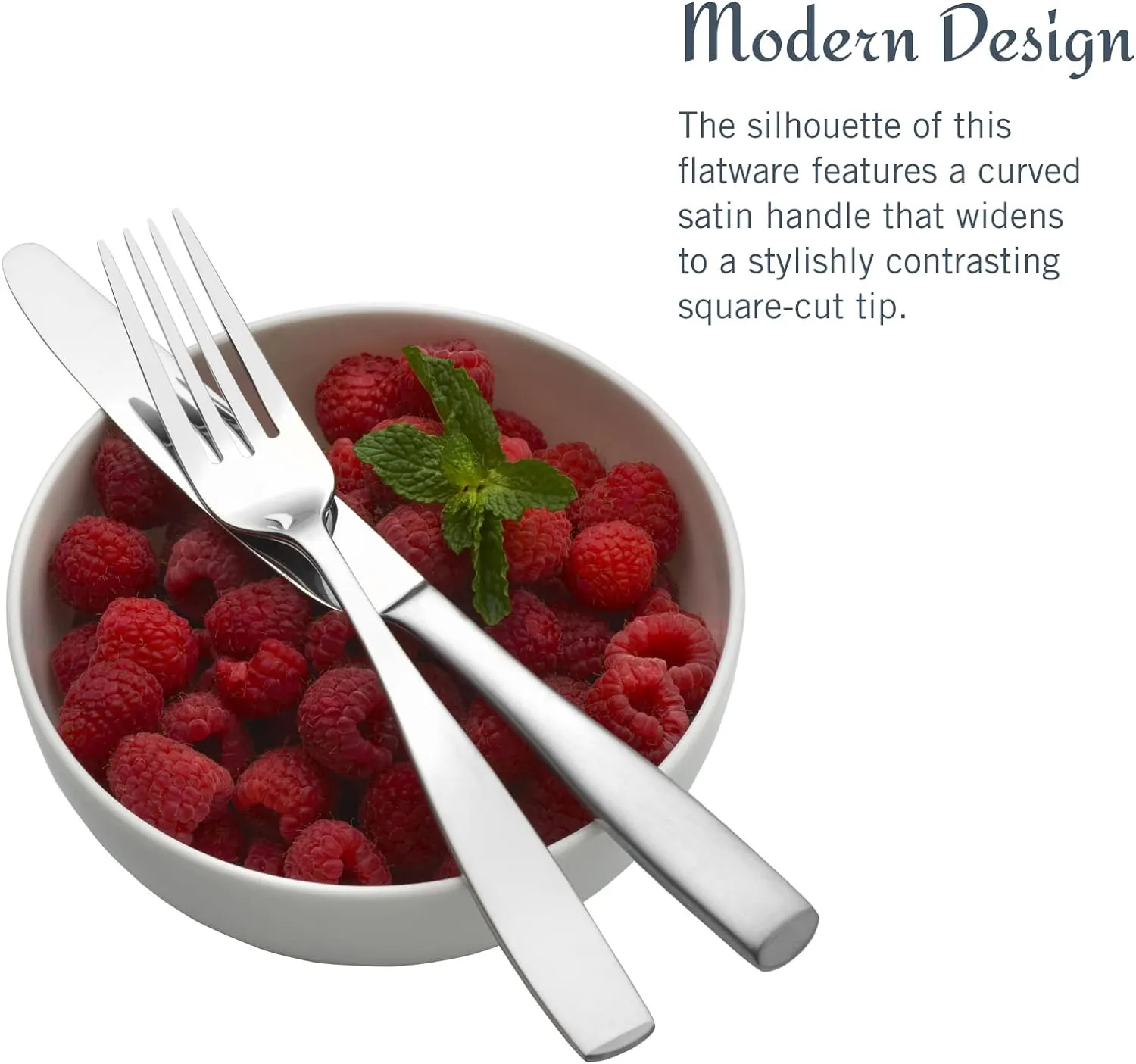 Mikasa, Satin Loft Flatware Service for 12, 65 Piece Set, 18/10 Stainless Steel, Silverware Set with Serving Utensils