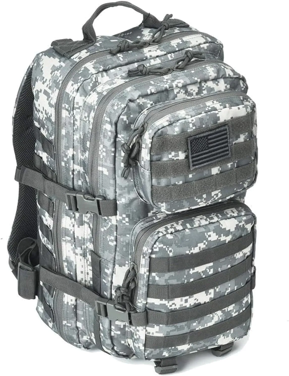 Military Tactical Backpack Large Army 3 Day Assault Pack Molle Bag Backpacks (ACU Camo) (Acu Camo)