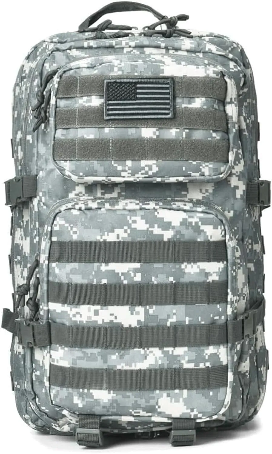 Military Tactical Backpack Large Army 3 Day Assault Pack Molle Bag Backpacks (ACU Camo) (Acu Camo)