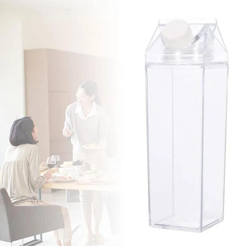 Milk-Carton-Designed Water Bottle
