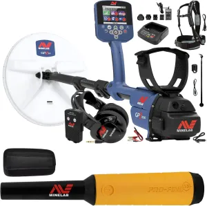 Minelab Metal Detectors Minelab GPZ 7000 All Terrain Gold Metal Detector Bundle with Pro Find 15 Pinpointer