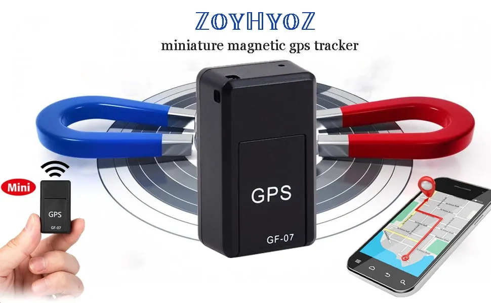 Mini GPS Car Tracker Recorder GPS Locator Tracker GPS Smart Magnetic Tracker for Vehicle/personnel Positioning System Locator
