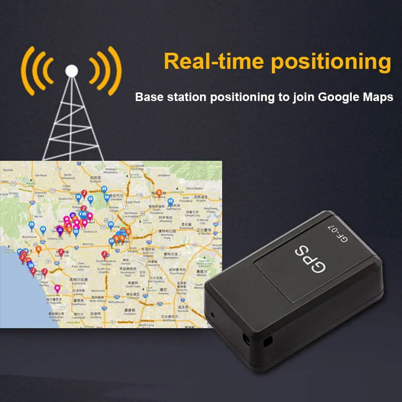 Mini GPS Tracker Compact & Portable Real Time Tracking Device  GPS Tracker  for Vehicles Car Kids Elderly Dogs & Motorcy