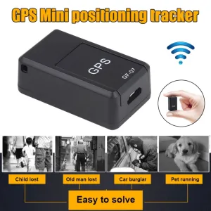 Mini GPS Tracker Compact & Portable Real Time Tracking Device  GPS Tracker  for Vehicles Car Kids Elderly Dogs & Motorcy