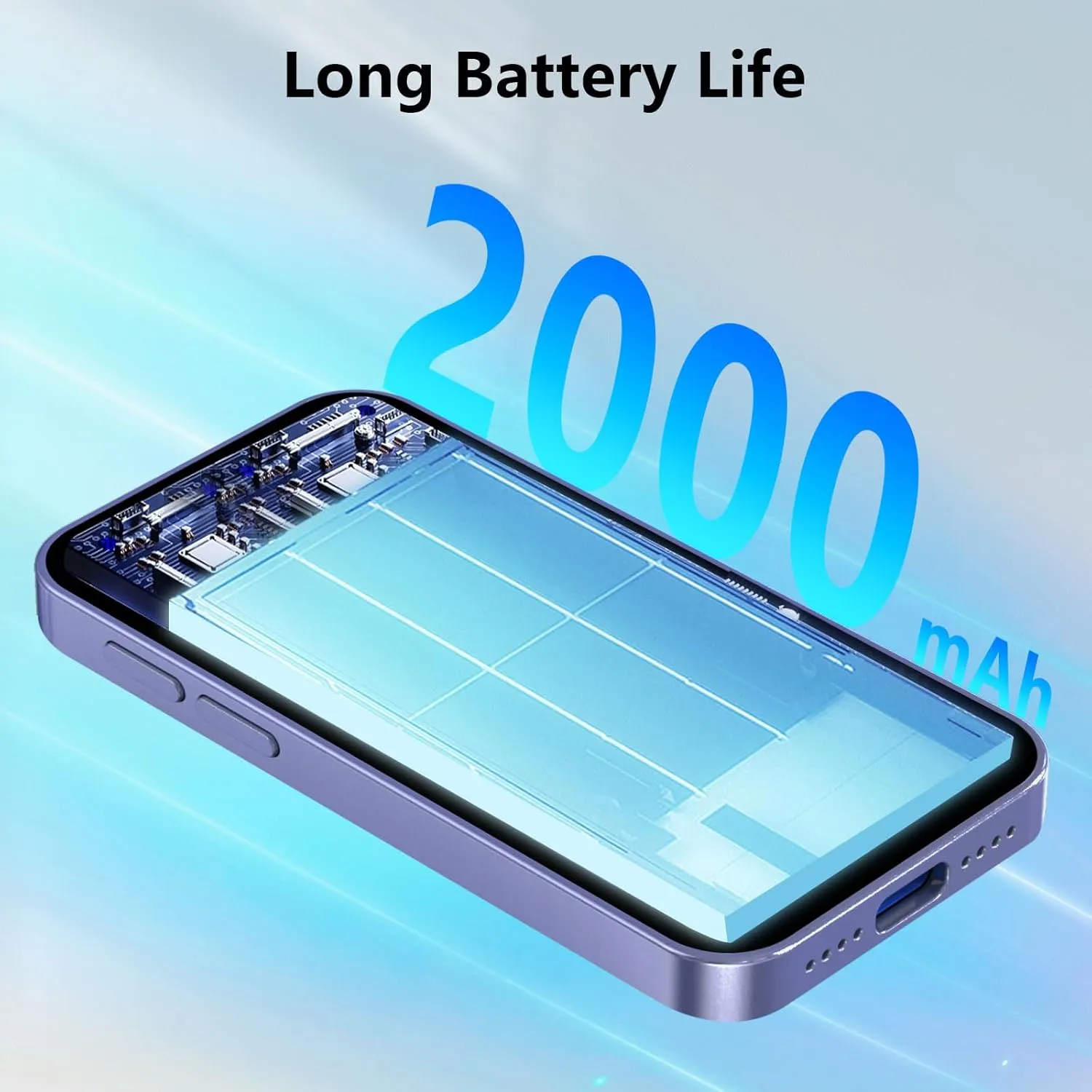 Mini Phone 4G Unlocked World's Smallest Mini Smartphone 3.0'' Touch Screen Compact Mobile phone for Kids & Students 2000mAh battery Cell phone with Dual SIM Quad Core Face ID GPS 2GB 16GB Purple