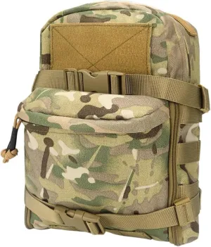Mini Tactical MOLLE Hydration Pack Water Reservoir Bag Outdoor Water Bladder Carrier Pack for Tactical Vest Backpack