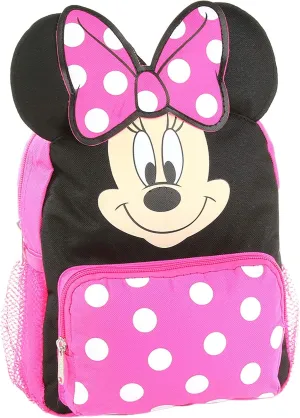 Minnie Mouse Big Face Little Girl 10" Backpack